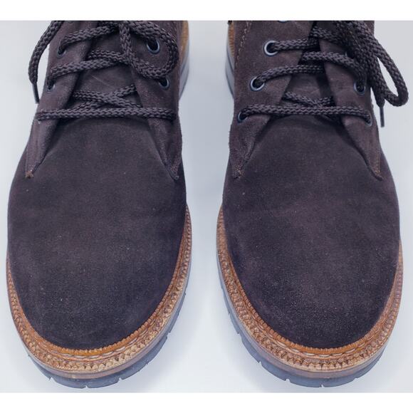 RALPH LAUREN FARLEY Brown Sport Suede Leather Boots Men's 11.5D Made in Italy - Picture 8 of 16